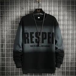 Autumn Spring 2023 Hoodies Sweatshirt For Men's Print Hip Hop Punk Pullover Streetwear Casual Fashion Clothes OverSize 5XL