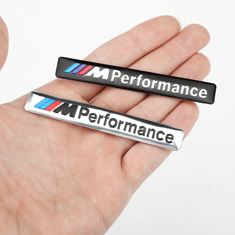 1PCS Car Decal Logo Badge Auto Accessories Sticker M Power Performance For BMW M 1 3 4 5 6 7 Series Z X M3 M5 M6 Mline Emblem