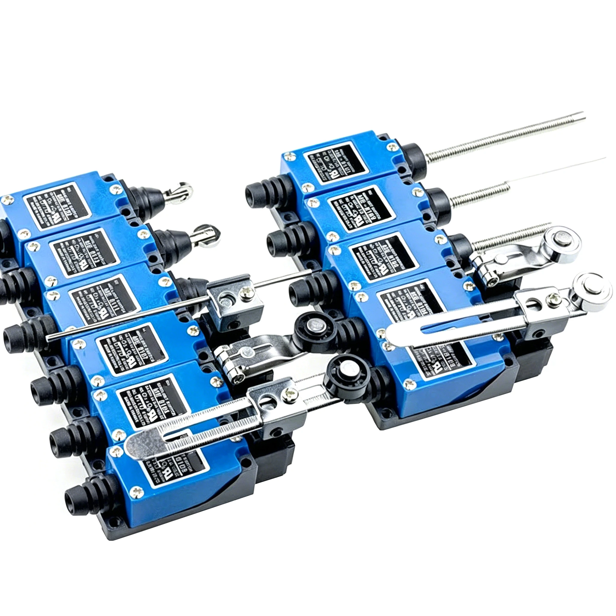 ME-8108/8104/8107/8111/8122/8166/8112/9101 Rotary Adjustable Roller Lever Arm Limit Switch AC 250V NO NC SPDT Snap Action Micro