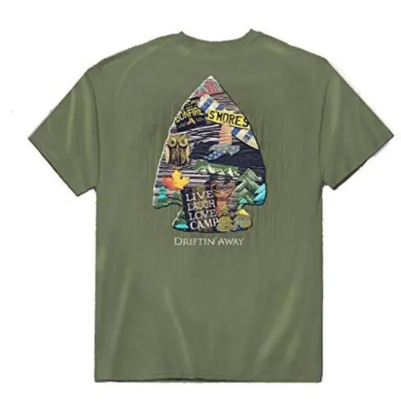 

Футболка с короткими рукавами для взрослых Driftin Away Arrowhead Design