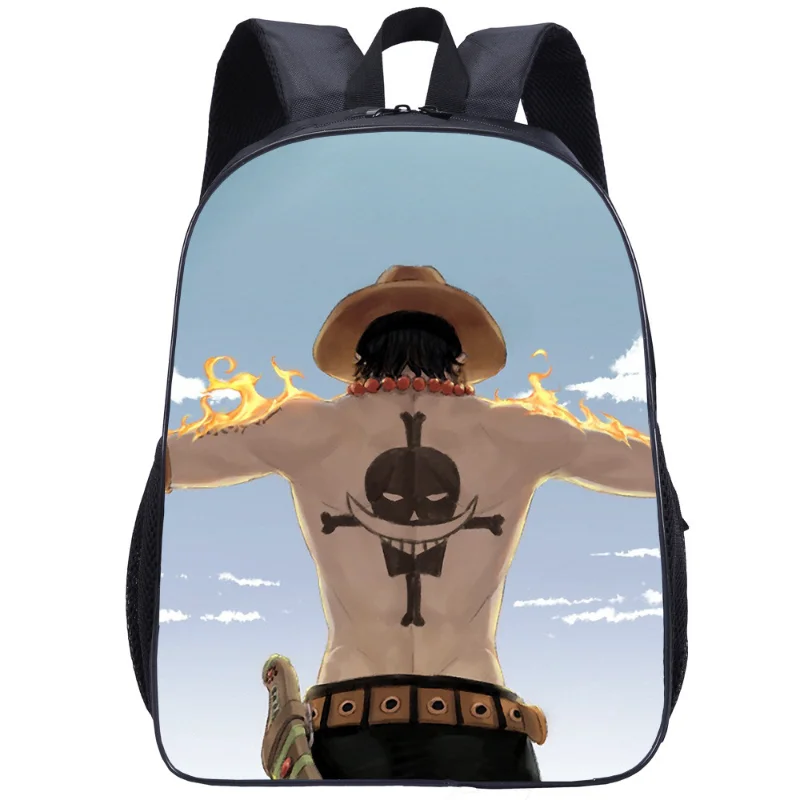 One Piece New Cartoon Student Schoolbag Large Capacity Casual and Lightweight Shoulder Pad Waterproof Stain Resistant Backpack