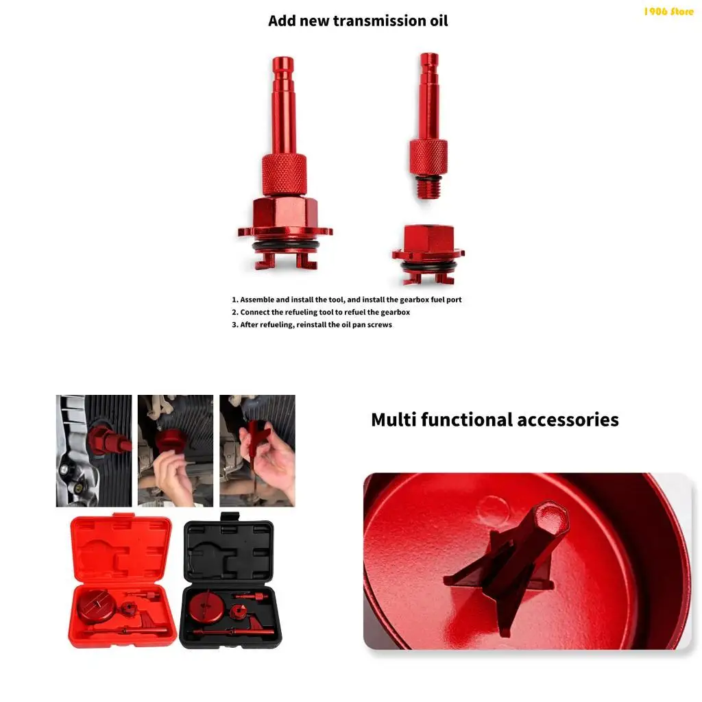 U1JB Professional Transmission Maintenance Tool Metal Transmission Oil Filling Tool