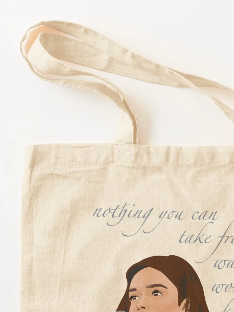 Nothing you can take from Lucy Gray Tote Bag custom fabric bag shopper bag woman canvas tote bags shopping trolley
