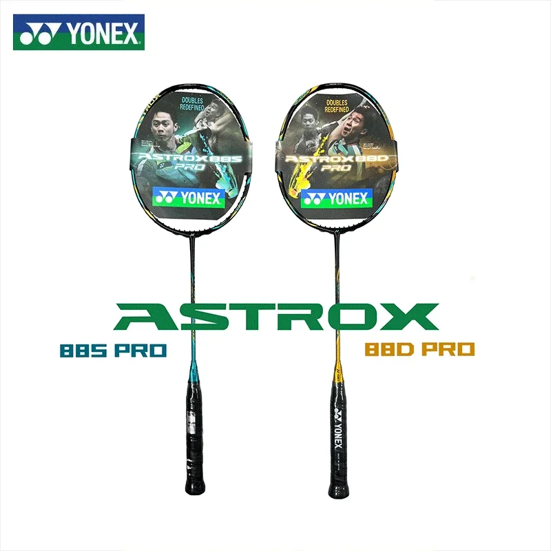 Yonex ASTROX 88D/S PRO Badminton Racket High Quality Offensive Carbon Fiber Professional Badminton Rackets with Line 4UG5