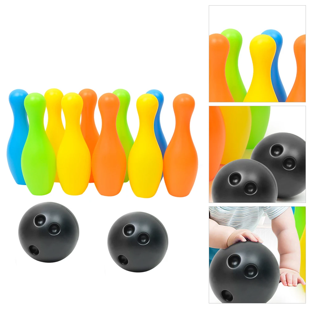 

12 Pcs Kids Toys Durable Safe Non Toxic Children Bowling Outdoor Toddler Parties Educational Intelligence Development Bowling