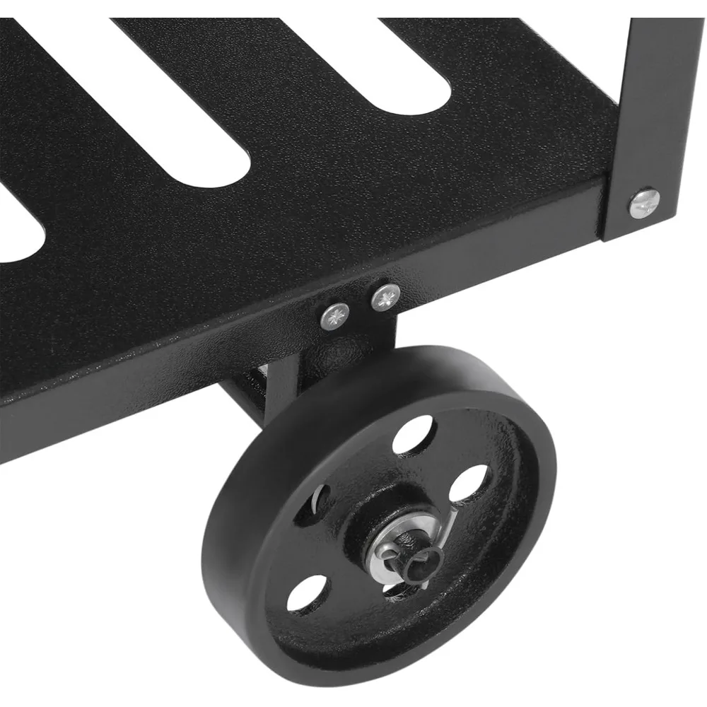 عربة بار دوارة ثلاثية الطبقات، عربة تقديم متنقلة صناعية عتيقة لتخزين المطبخ وعربة المرافق، مثالية للقهوة #6