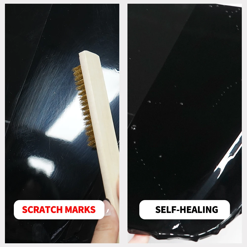 152 سنتيمتر عرض طبقة حماية الطلاء الأسود اللامع قسط بولي TPU PPF ضمان 5 سنوات عالية الجودة وظيفة الشفاء الذاتي التثبيت الرطب #2