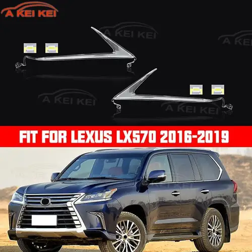 자동차 DRL 헤드라이트 라이트 가이드 스트립, 렉서스 LX570 2016 2017 2018 2019 LED 회로 기판 광원 보드 칩 보드에 적합