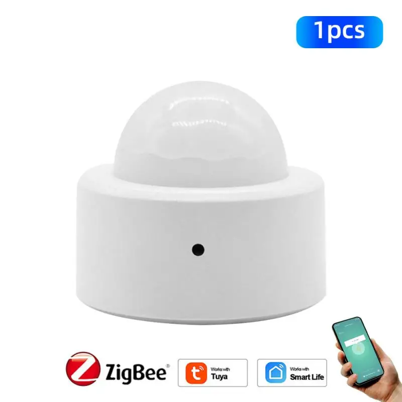 Tuya Zigbee Mini Smart PIR Motion Detector Human Body Infrared Sensor Tuya App Remote Control Smart Life Zigbee Gateway Need