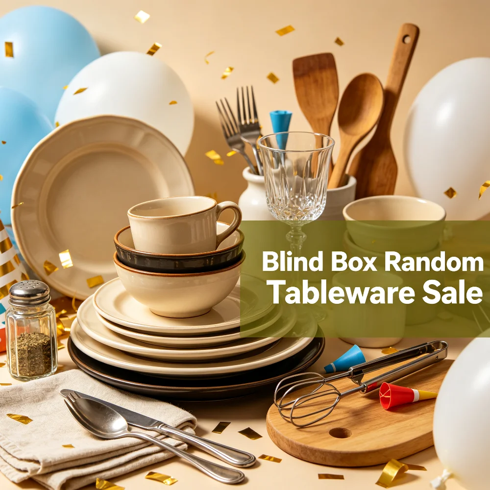 Handcrafted Vibe Dining Ware Mystery Box Full Of Characterful Table Items