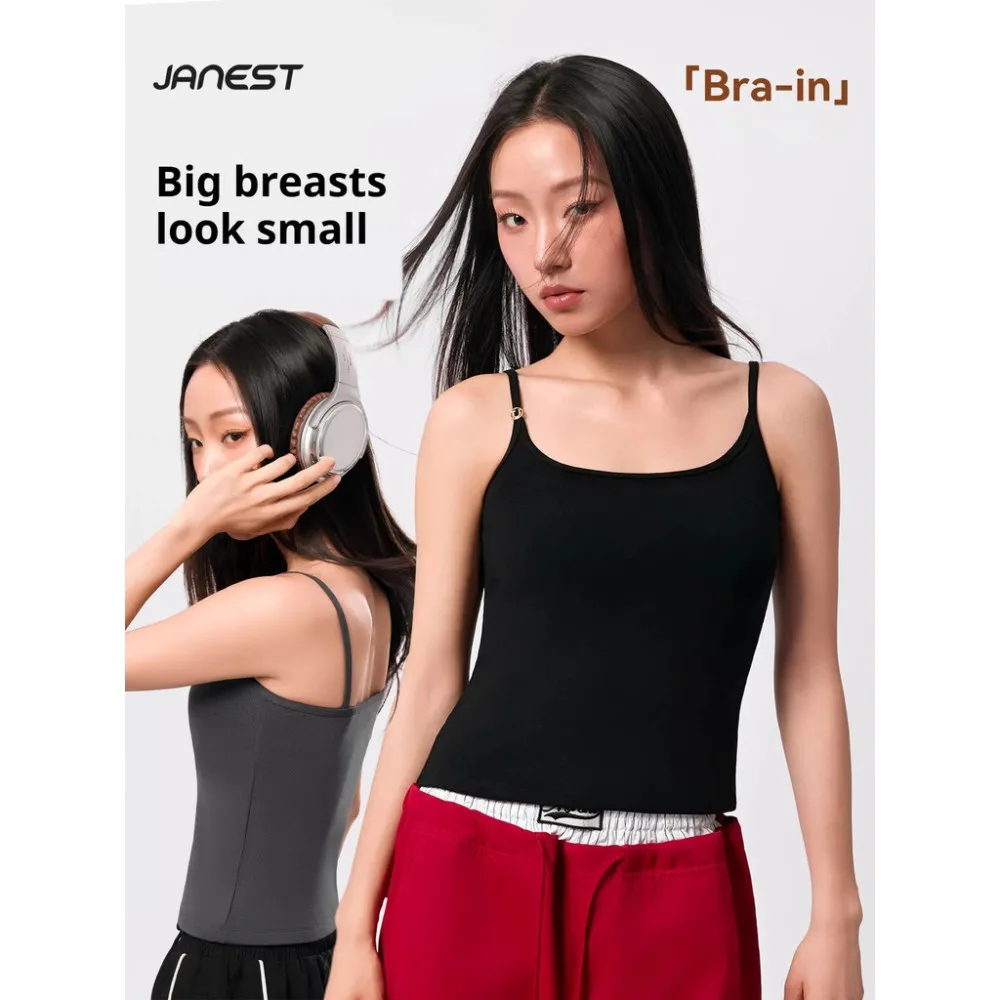 Jane's Long Style Plus Size Sport Bra with Removable Pads - Perfect as a Top