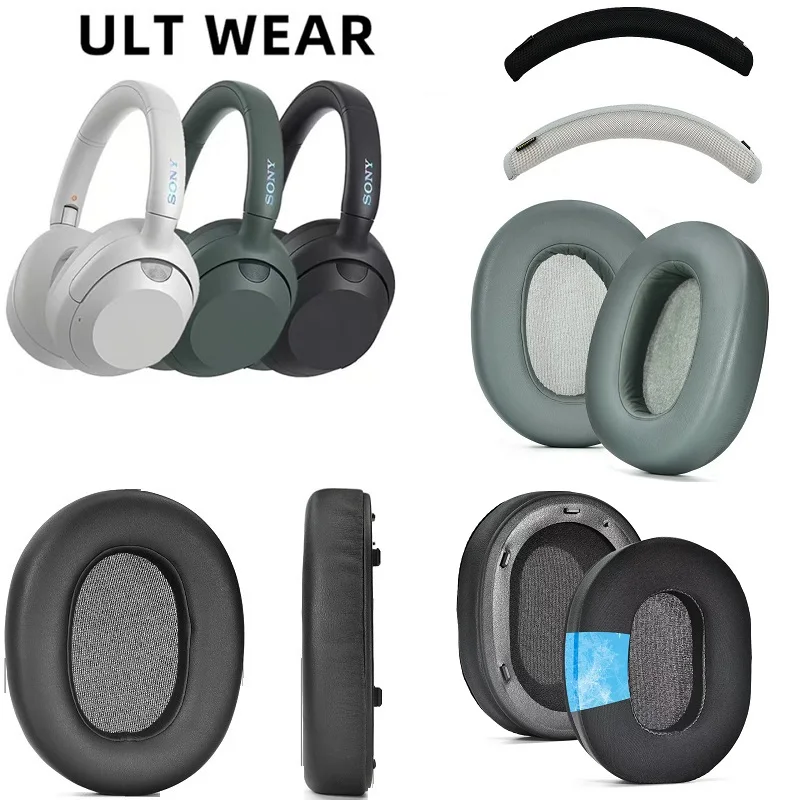 Ear Pads for Sony ULT WEAR WH-ULT900N headphones replacement high quality ear pillow ear cushion earmuffs with plastic clips