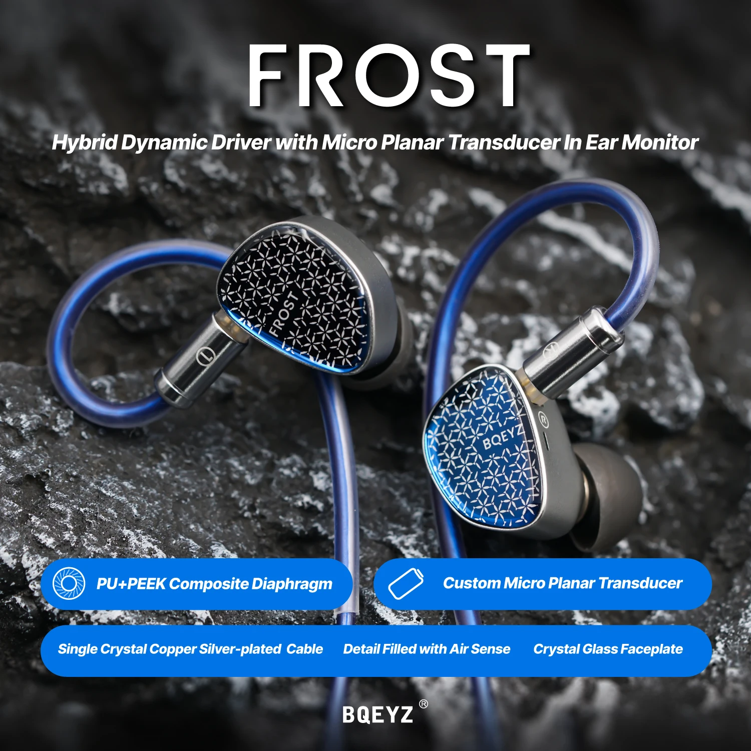 Kabel do słuchawek BQEYZ Christmas Event Autumn Wired Earphone Dynamic Driver IEM Upgrade — zdjęcie produktu 4