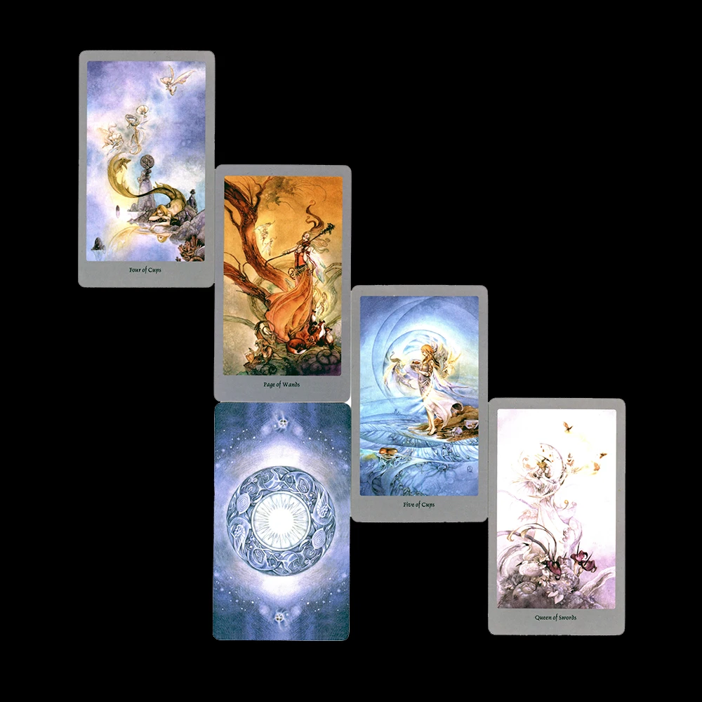 12x7cm Shadowscapes Divination Tarot with Guide Book myths, and folklore from cultures around the world.