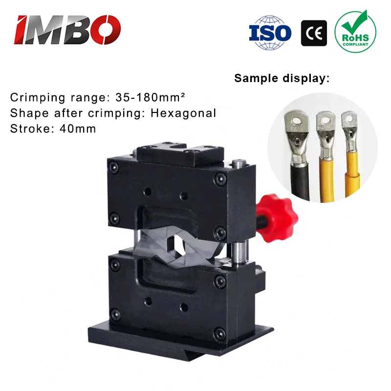 IMBO 35-180SQMM Cable Crimping Die Hexagonal Terminal Crimping Machine Stamping Molds Lugs Crimping Applicator