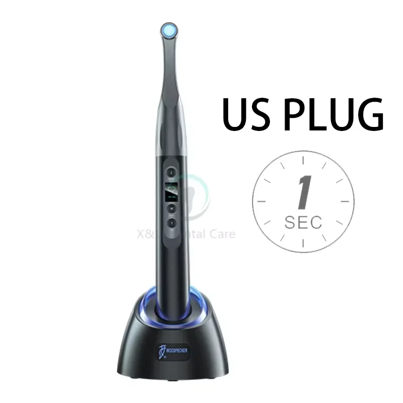 WOODPECKER iLed MAX Wireless Dental Light Curing Unit 1 Second Curing Upgraded Focused Light Magnetic Point Cure Lens image 3