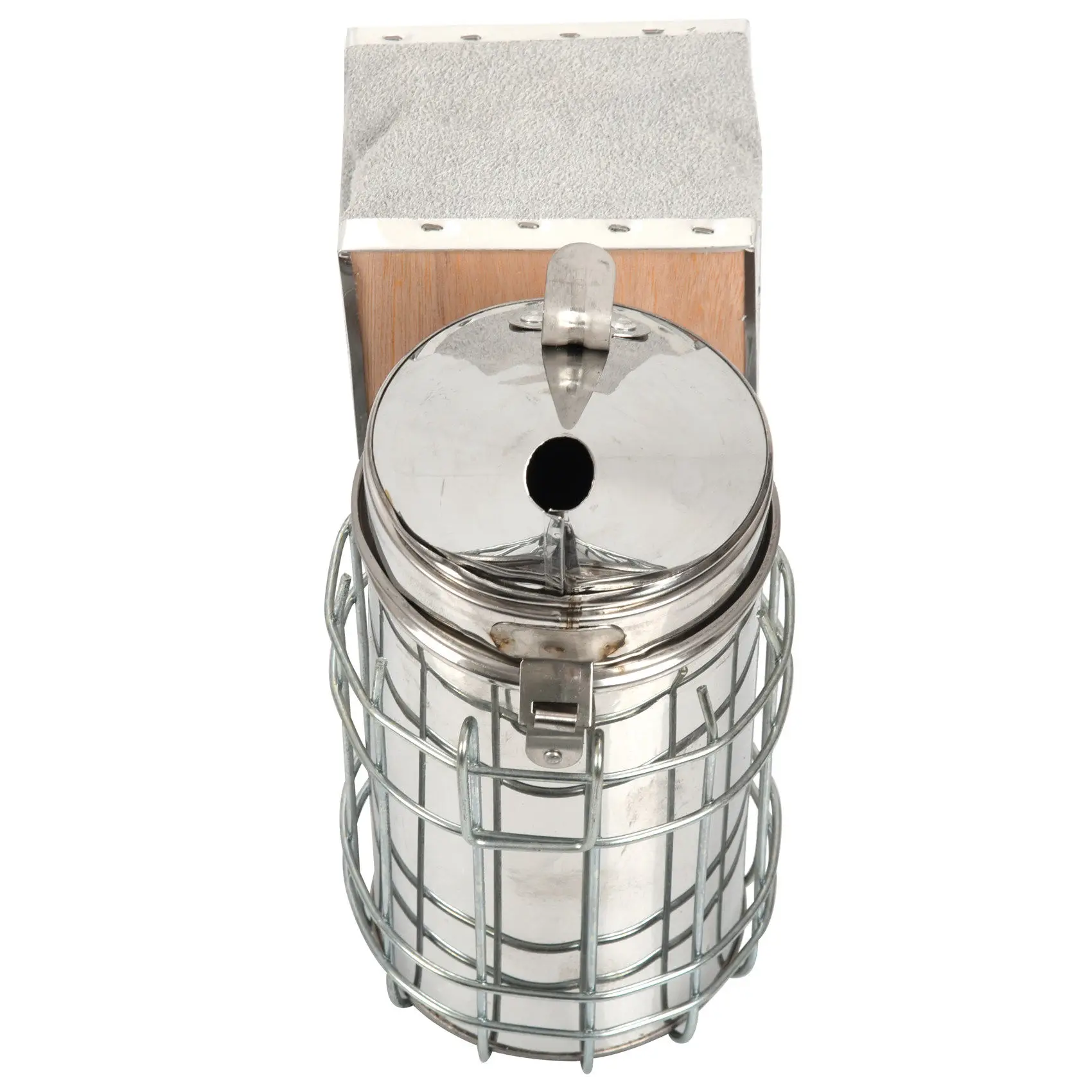 

ABSJ-Stainless Steel Beekeeping Bee Hive Smoker Kit Heat Shield Protection Scraper Equipment Tools Set Apiculture Accessories 8