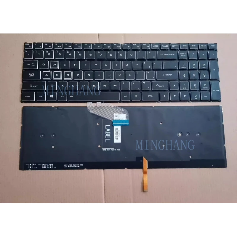 M   New US Keyboard For Thunderobot 911Air A50 A50+ 911AIR-A50 911AIR-B50 Backlit