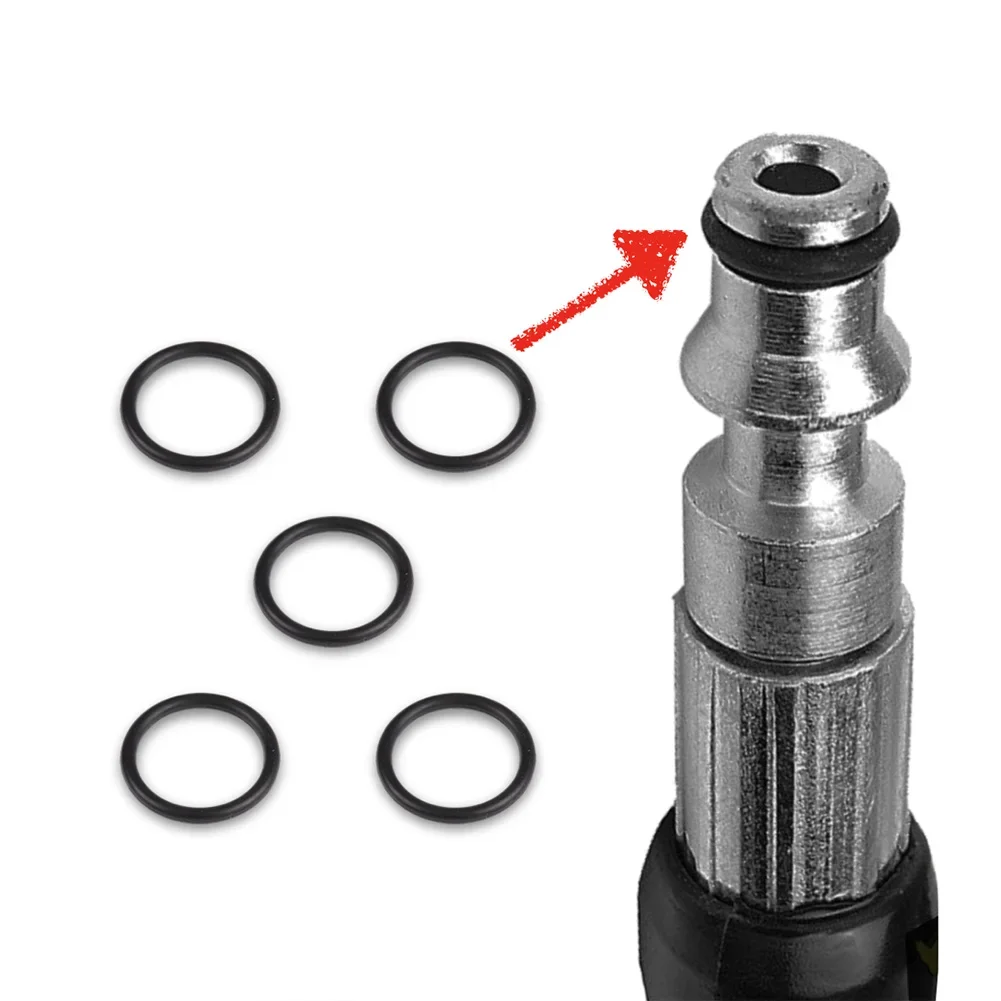 O-Ring Selos para Lavadora de Pressão, Masculino End to Trigger, Mangueira para Desacoplamento Rápido, Acessórios de Substituição, 5Pcs