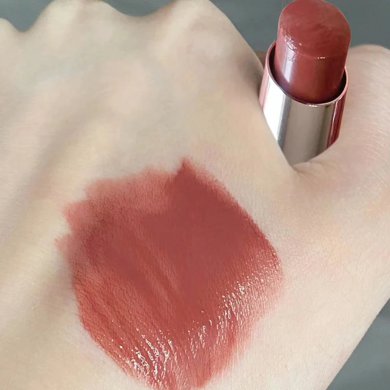 6色ミラーシャイングロッシーリップグロス、ウォータープルーフ非ベタつき、保湿プランピングリップグレーズ、Vナチュラルロングラスティングメイクアップ