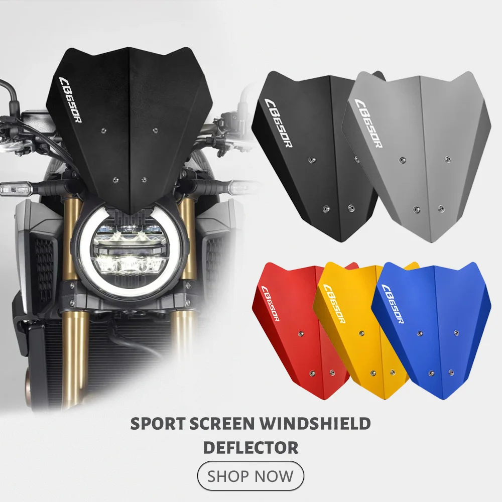 CB650R parabrisas pantalla visera carenado Deflector de viento para HONDA CB 650R CB 650 R CB650 R 2018 - 2024 2023 2022 2021