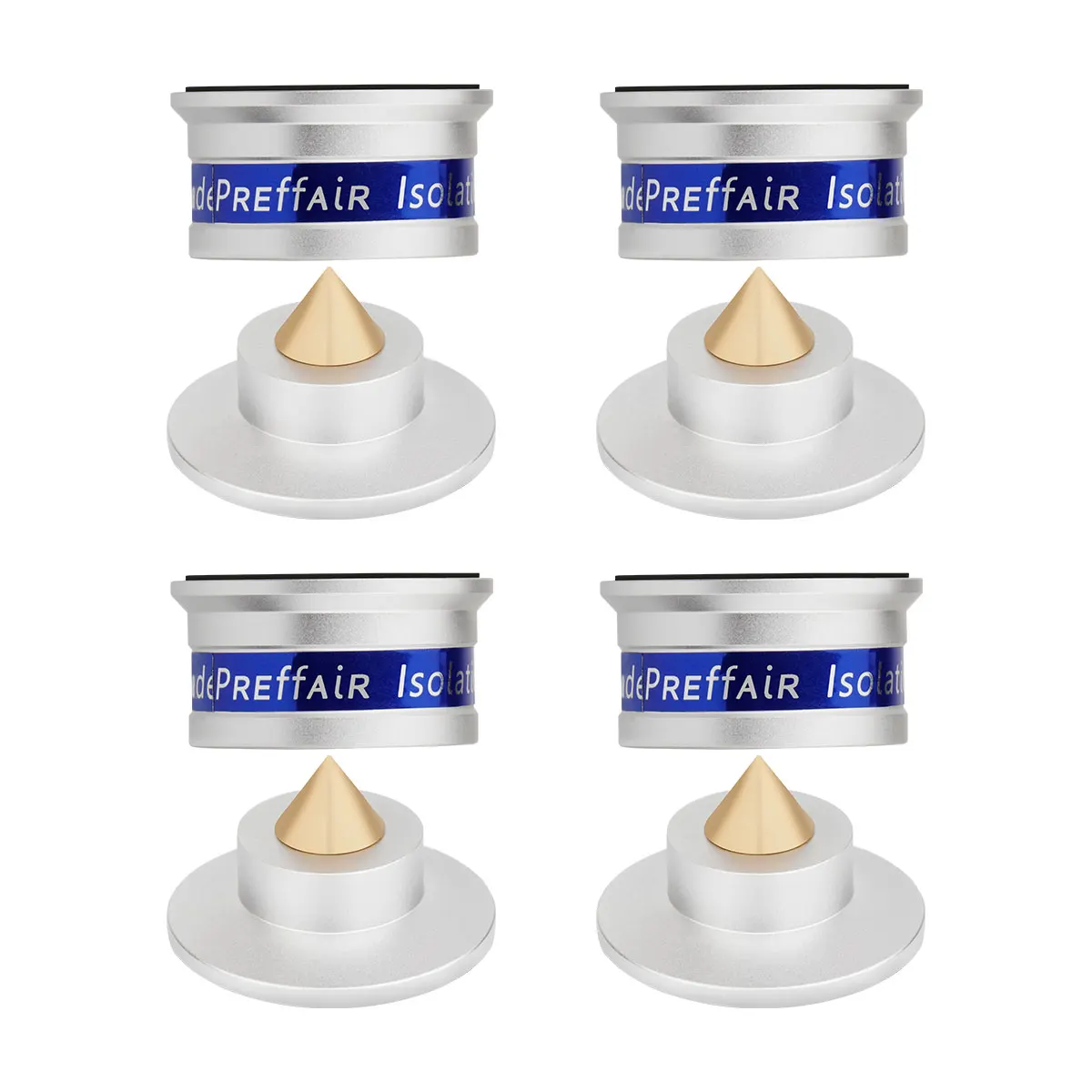 Picots de choc Audiophile, coussin d'amortissement à ressort, haut-parleur HIFI, Audio, amplificateur de CD, pieds d'isolation en ALUMINIUM, nouvelle mise à niveau