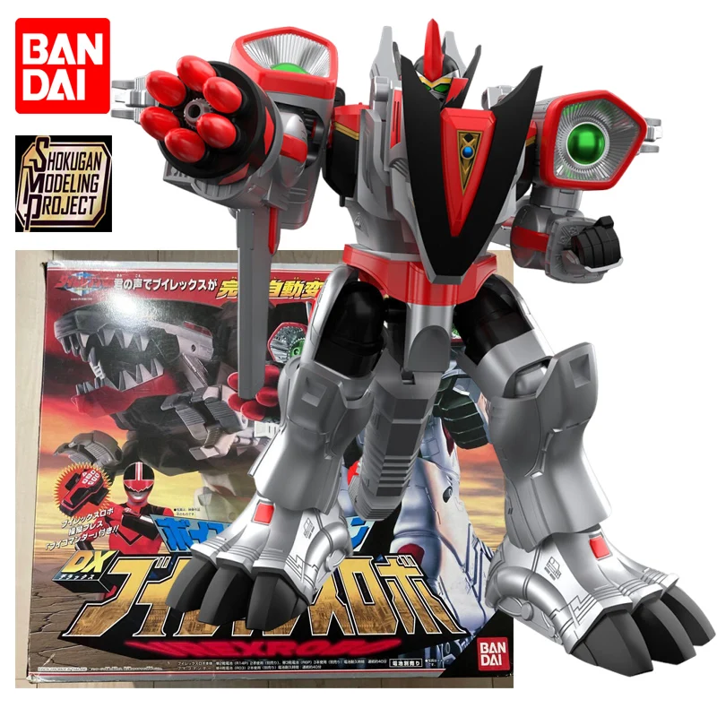 

BANDAI SMP Mirai Sentai Timeranger V-Rex Anime Action Figures Assembly Model Collection Toy