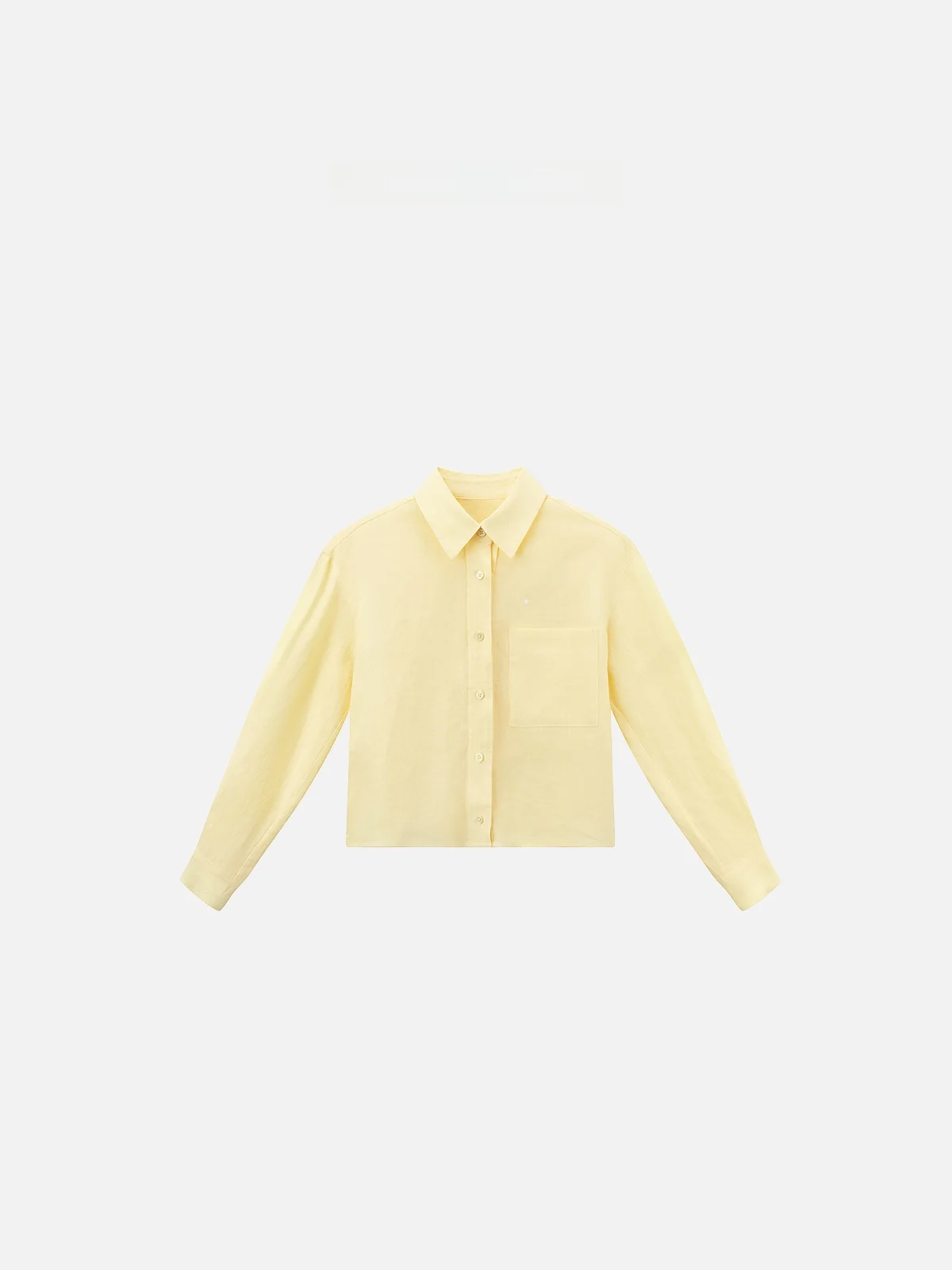 

ZONE Summer Collar ort Sve Long irt Single Button Top Pure Color Linen 00% Women's Faion Premium irt