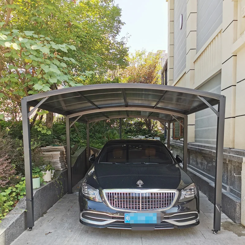 Outdoor Canopy Tent Pavilion Mobile Car Shed Garage Telescopic Canopy Parking Canopy Sunshade Courtyard Pavilion