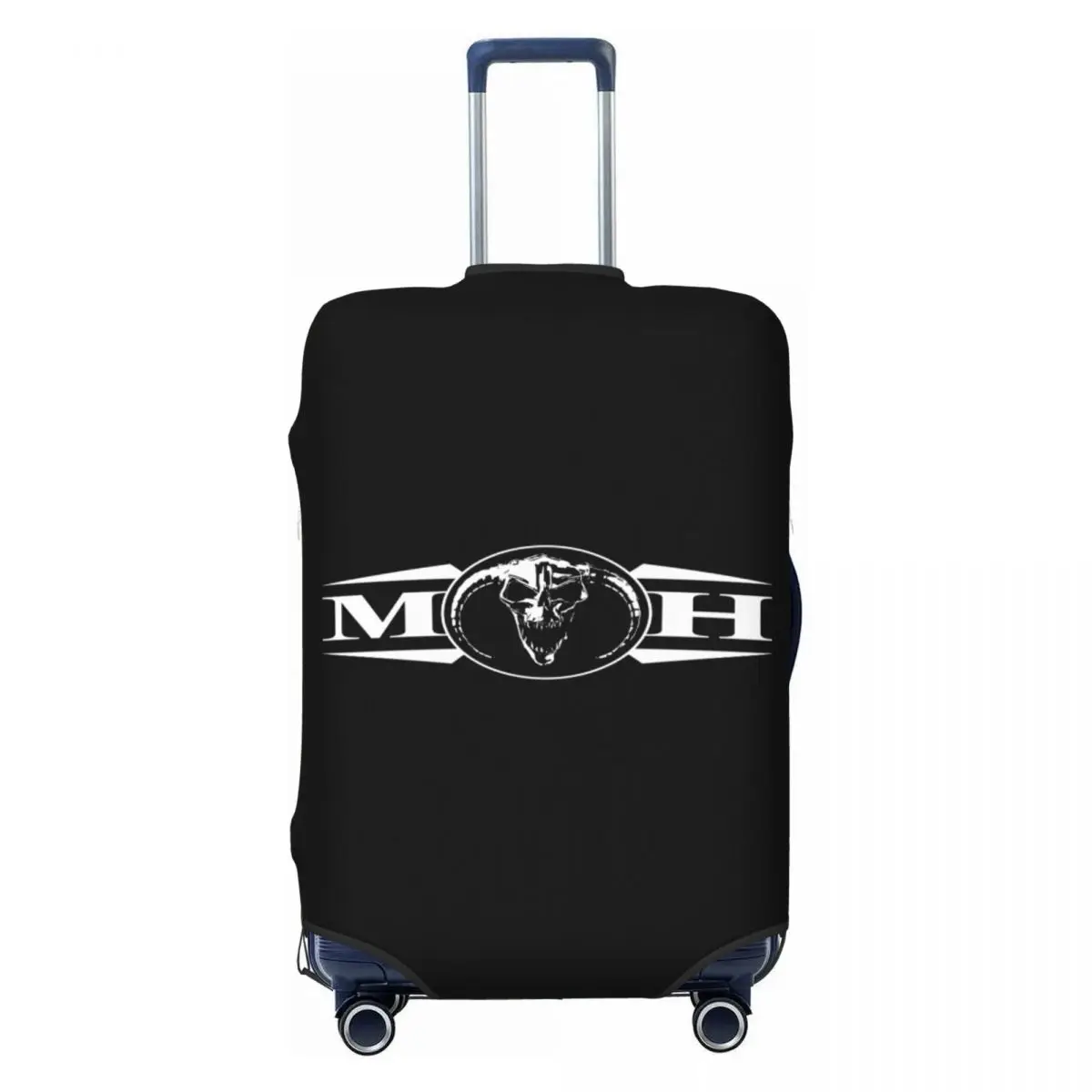 

Custom Dutch Rock Music Masters Of Hardcore Luggage Cover Protector Fashion Travel Suitcase Protective Cover for 18-32 Inch