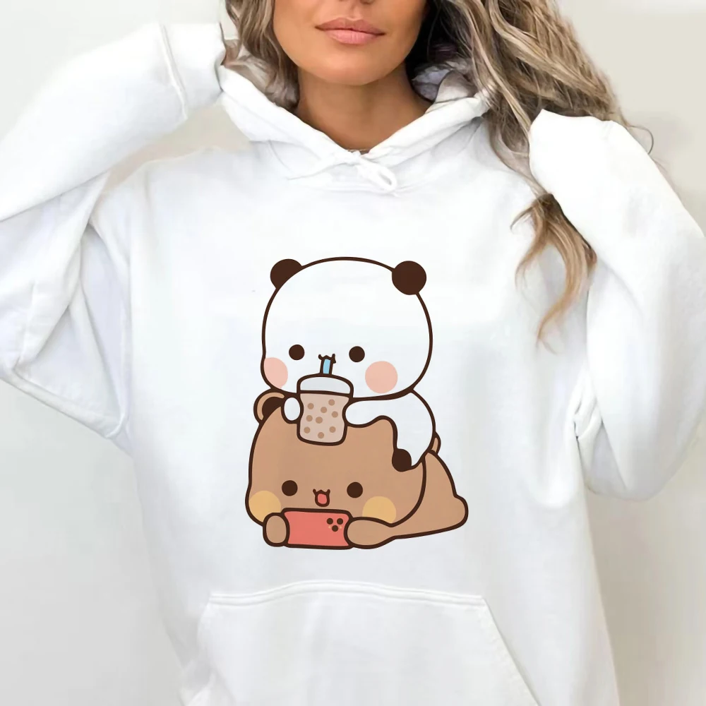 Bubu And Dudu Hoodie For Man And Women Kawaii Cartoon Print Graphic Sweatshirts Harajuku Fashion Hood Y2k Streetwear Top