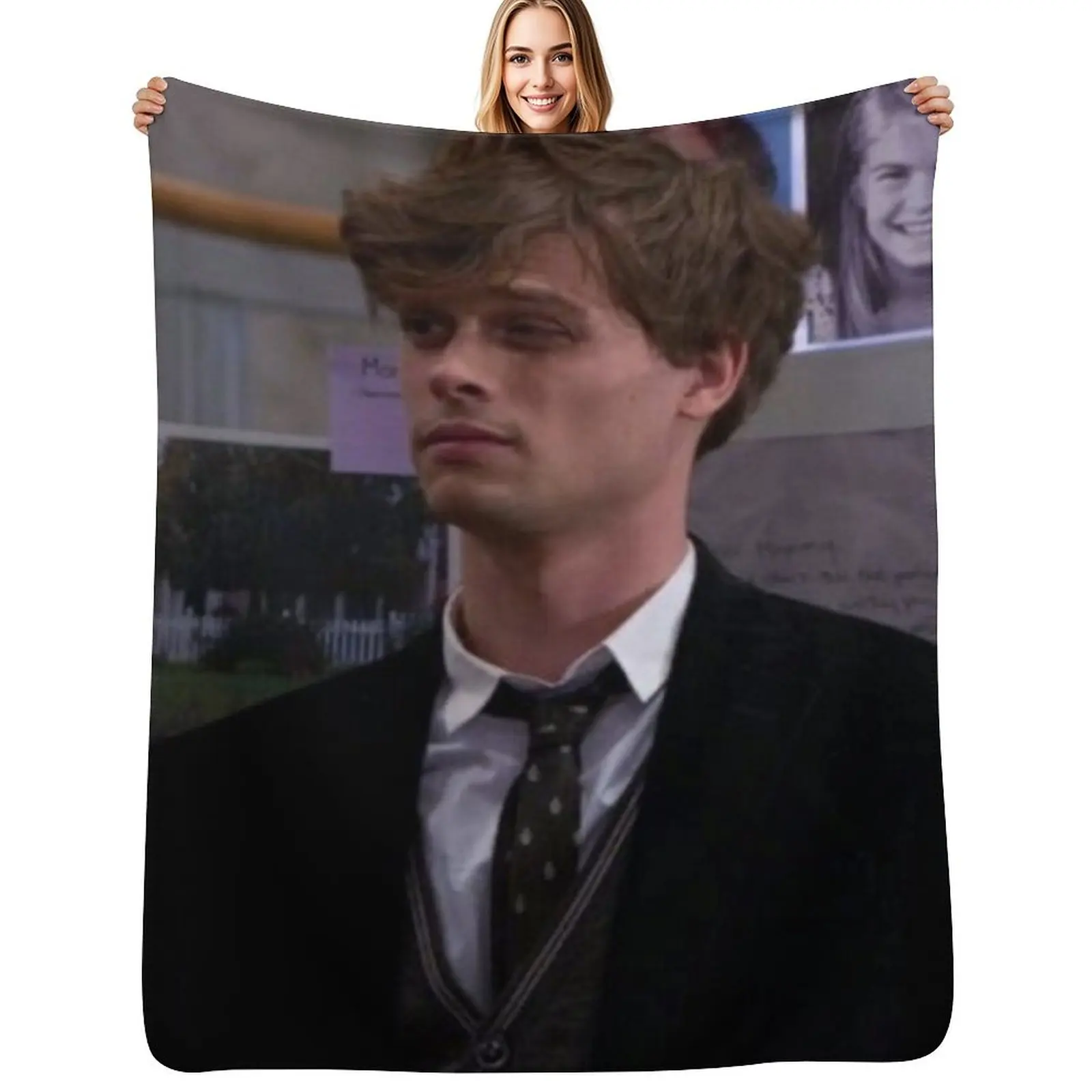 

Spencer Reid Throw Blanket Fade Resistant Durable Throw Blanket