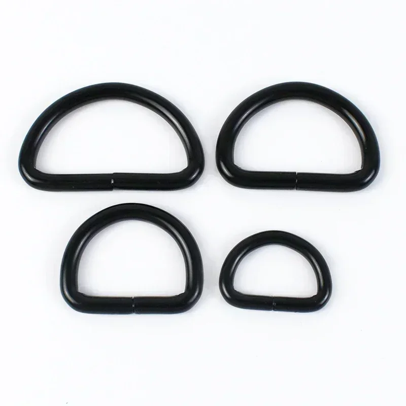 10 Stück 13–50 mm Metallschnallen für Tasche, Rucksack, Gürtel, O-D-Ring-Schnalle, Gurtband, Hundehalsband, Schlaufenschließe, DIY-Lederzubehör