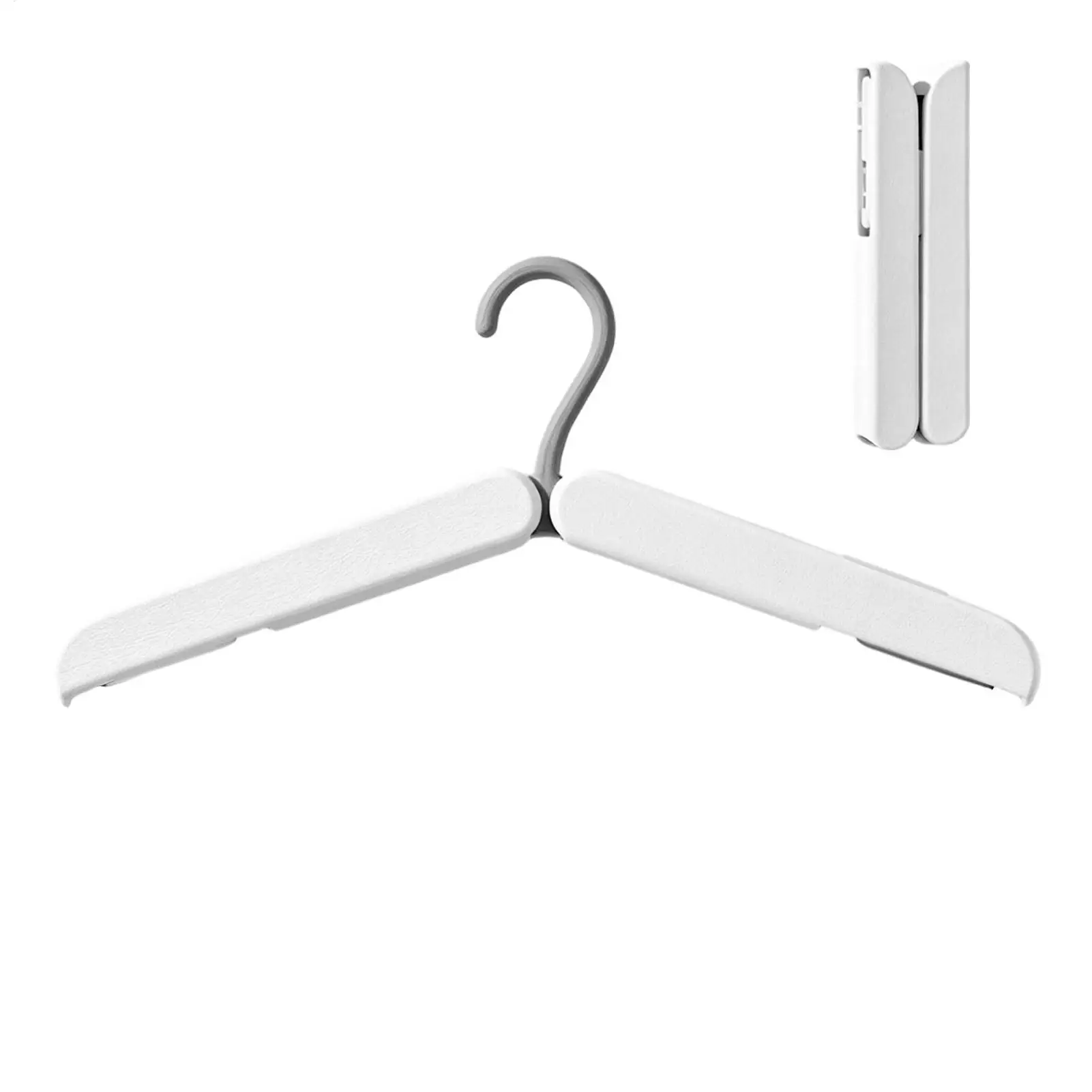 Folding Clothes Hanger Foldable Travel Clothes Rack Portable With Clips Clothing Drying Holder For Vacation Camping Cruise Hotel