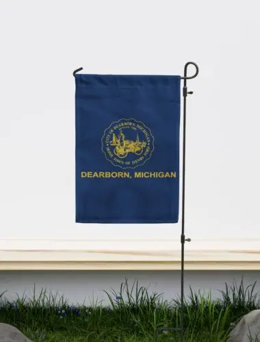 Dearborn, Michigan USA Garden Flag