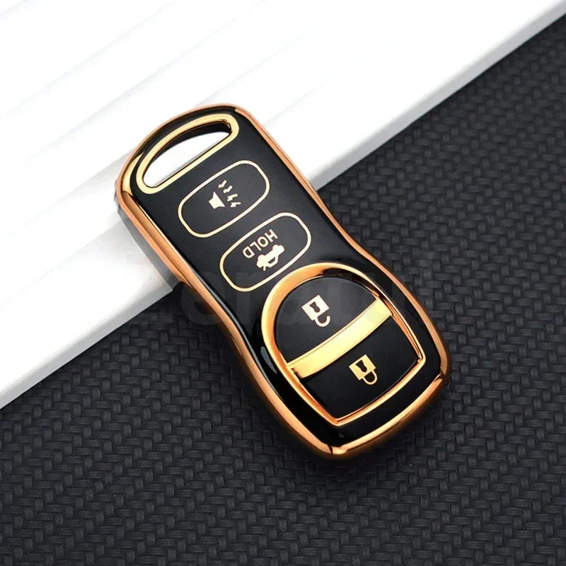 قذيفة فوب لإنفينيتي QX56 JA60 FX35 FX 35 لنيسان تيدا سنترا X-trail T30 ألتيما الحدود أرمادا ماكسيما حافظة مفاتيح السيارة