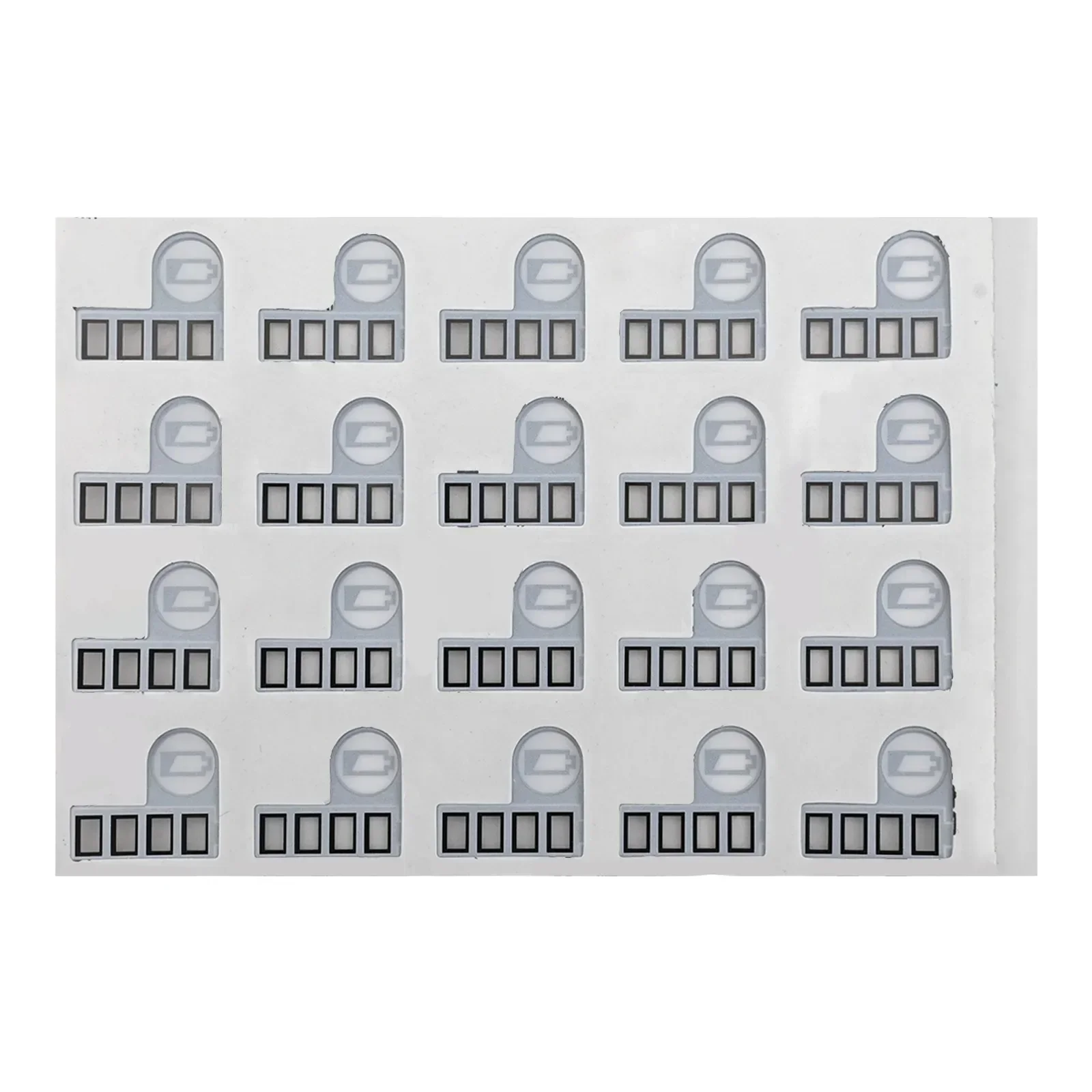 

20PCS Battery Stickers Replacement Labels For Key Identification On For 18V And 14 4V Lithium Batteries Fits BL1830 BL1430