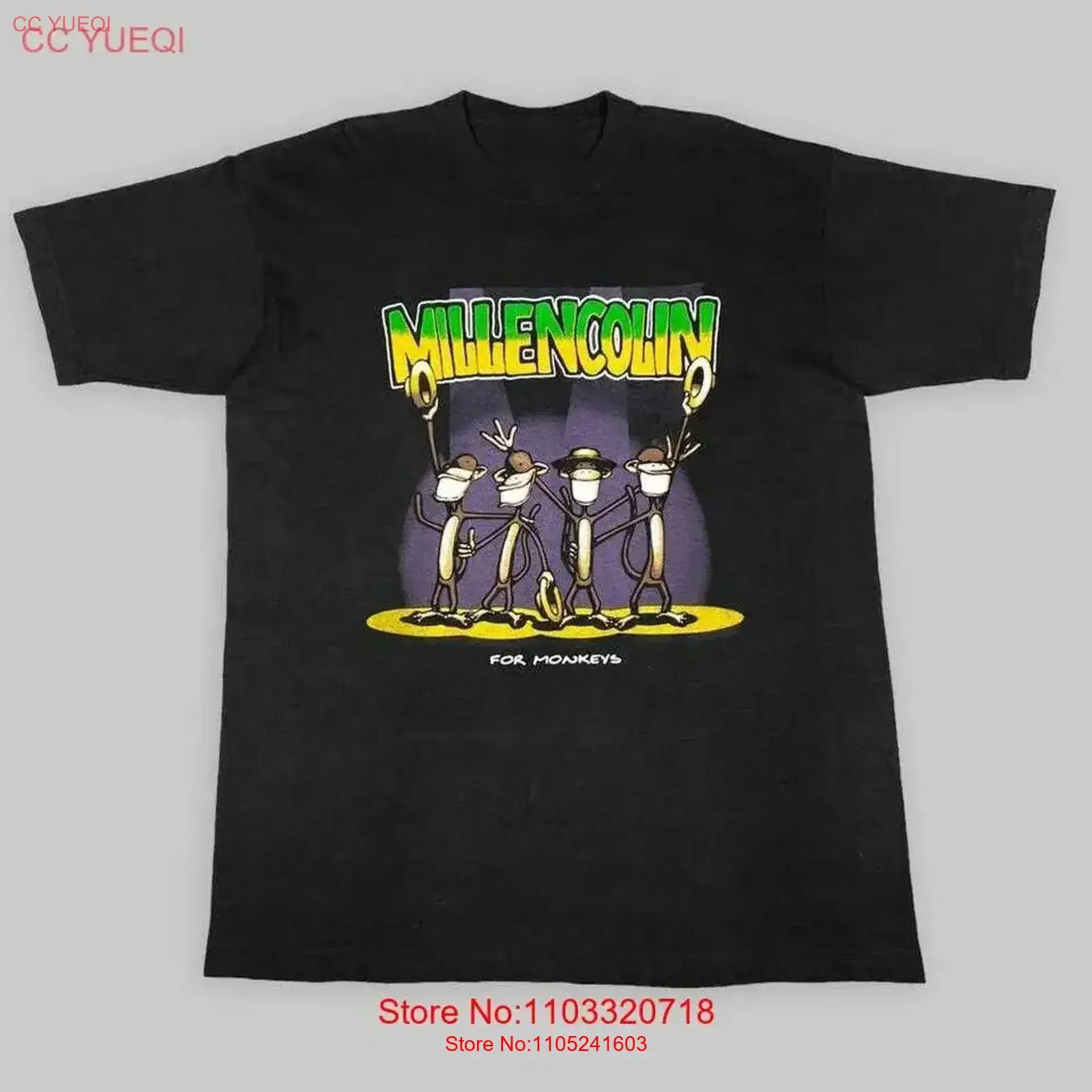 

MILLENCOLIN For Monkeys Classic Cotton T shirt All Sizes ZL481 vintage Washed Comfortable homme Breathable Stylish Soft