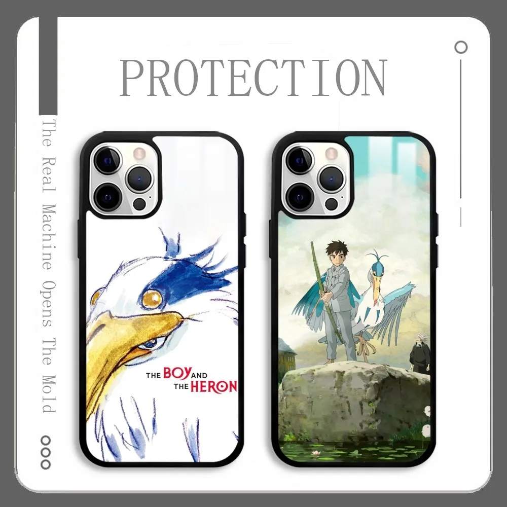 B-Boy And H-Heron Japan Cartoon Phone Case For IPhone 16 15 14 13 12 11 Pro Xs Max Mini Plus Celulares Hard Funda