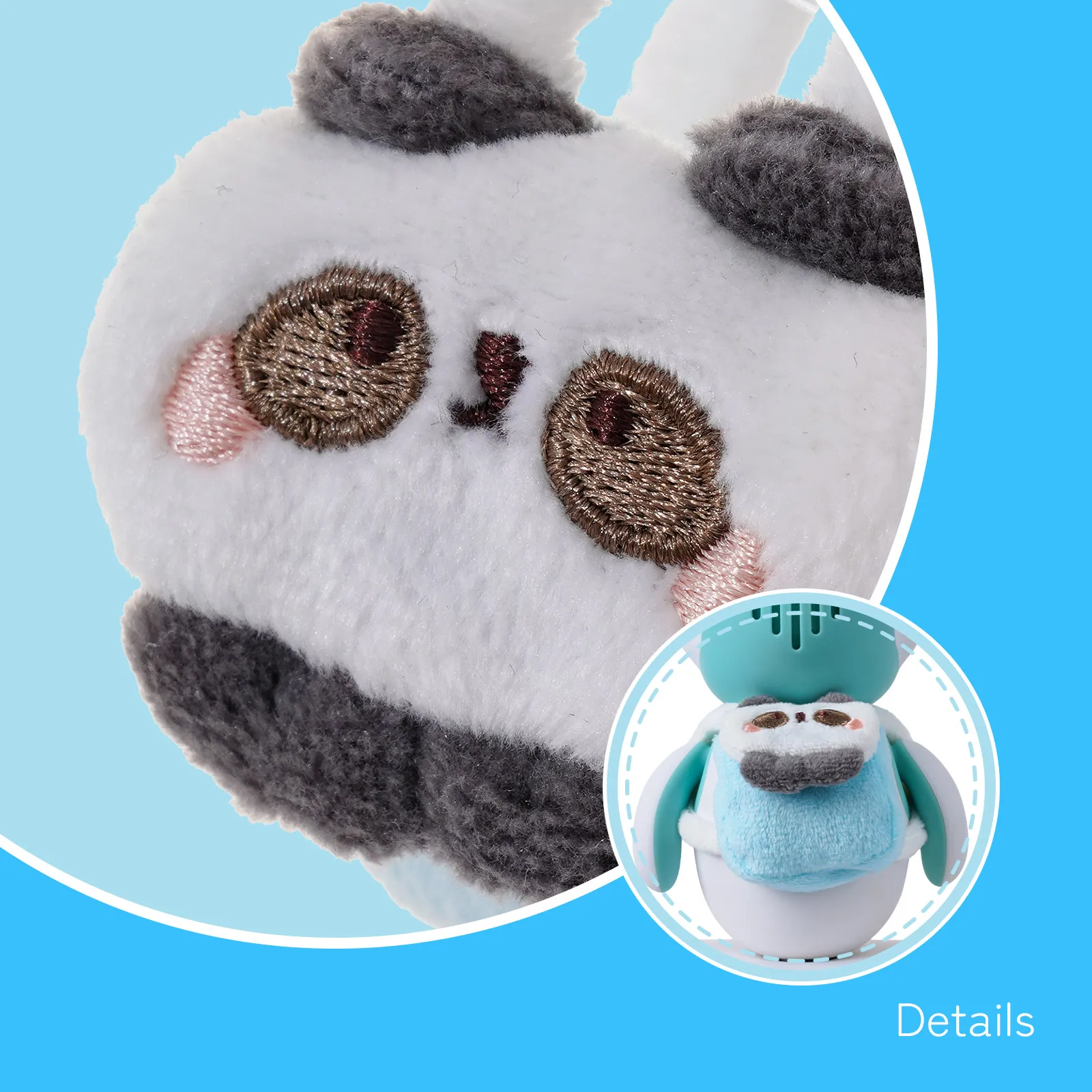 4 قطع من ملحقات ألعاب الروبوت Eilik حقيبة ظهر صغيرة، للهدايا التفاعلية Eilik (4 قطع ألعاب فقط، الروبوت غير متضمن)