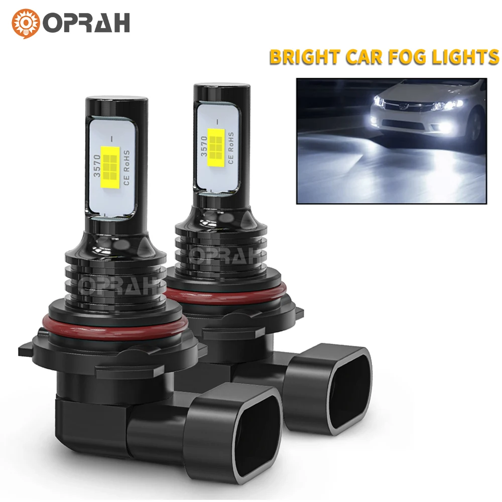 2pcs Fog Light Bulb H7 H1 H3 LED H11 9005 9006 Headlight High Power 3570SMD Canbus No Error For Car DRL Signal Lamp Low Beam 12V