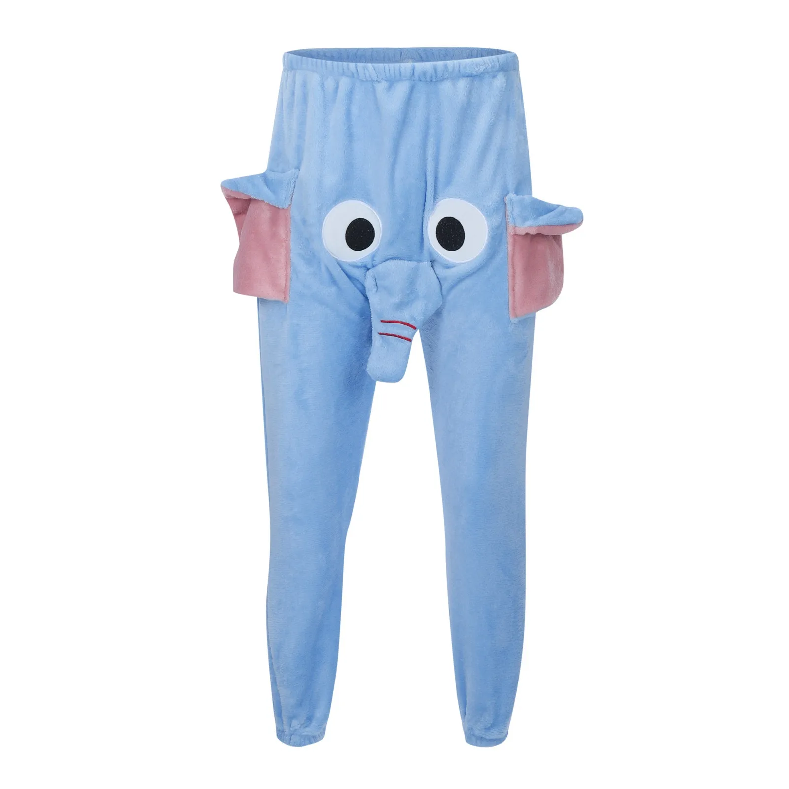 Women Pants Autumn Winter Funny Cute Couple Pajama Pants Squeeze Elephant Trunk Novelty Anime Streetwear Pantalon Asian Size