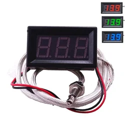 XH-B310 DC Digital Tube LED Display Thermometer 12V Temperature Meter K-type R06 Stick Thermocouple Tester -30~800 Thermograph
