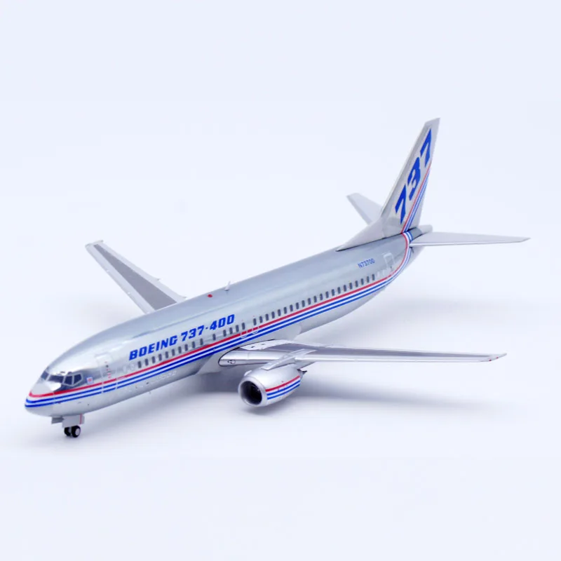 XX20389 Alloy Collectible Plane Gift JC Wings 1:200 Boeing "House Color" B737-400 Polished Diecast Aircraft JET Model N73700