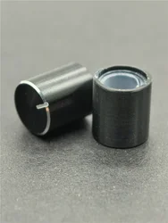 9.5*11mm Aluminum Alloy Potentiometer Knob Cap Encoder Volume Control Audio Knob for 6mm Shaft Hole ( Knurled Shaft /D-axis)