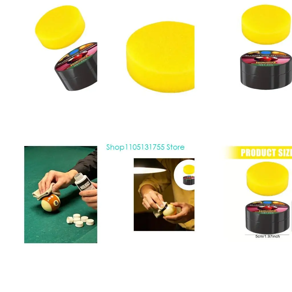 

K0EF Премиум-полировщик для бильярдных шаров Очиститель для полировки шариков с передовыми формулами