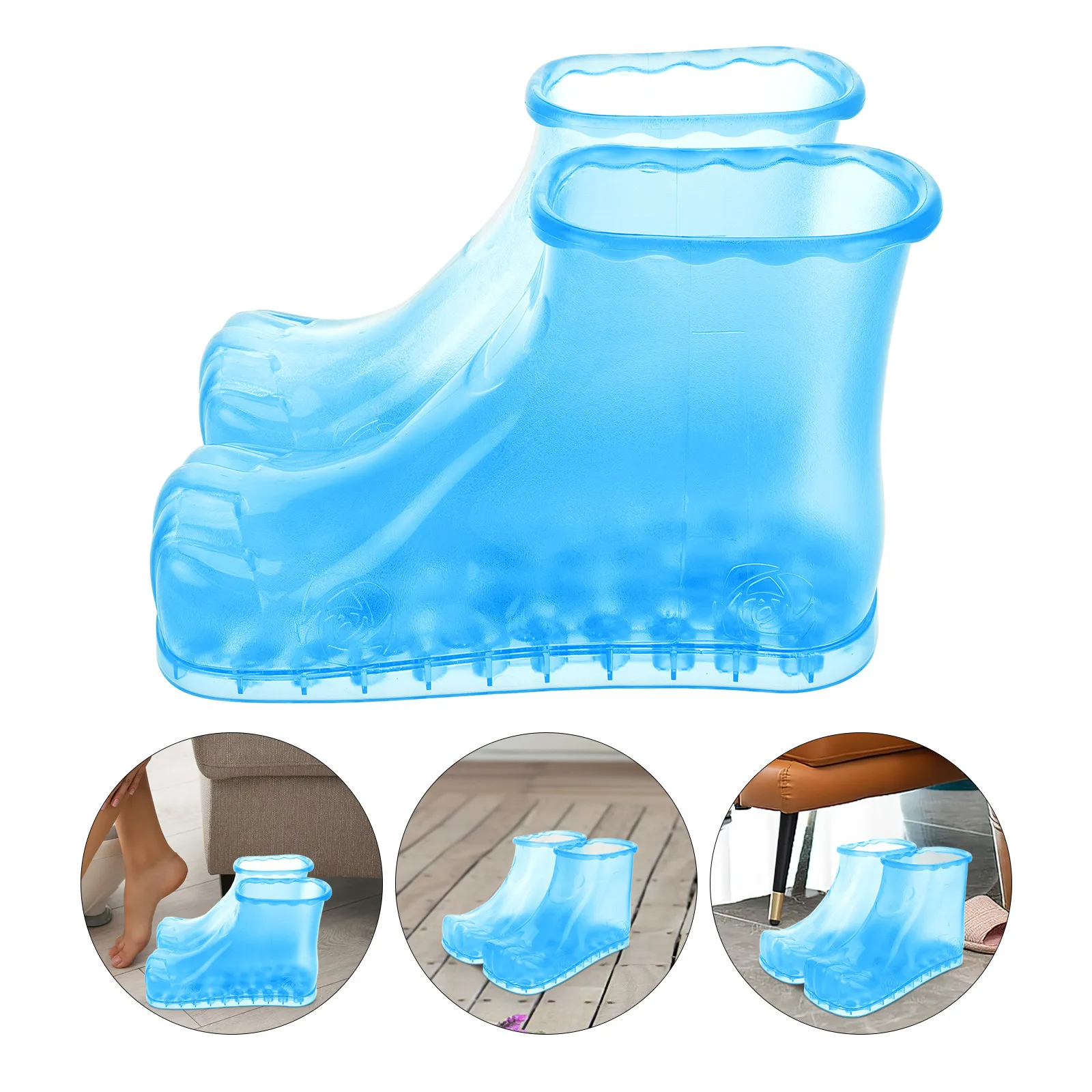 Foot Bath Shoes High-Top Soaking Boots for Home Foot Spa Relaxation Pedicure Massage Therapy Comfortable Easy-Clean Family Use