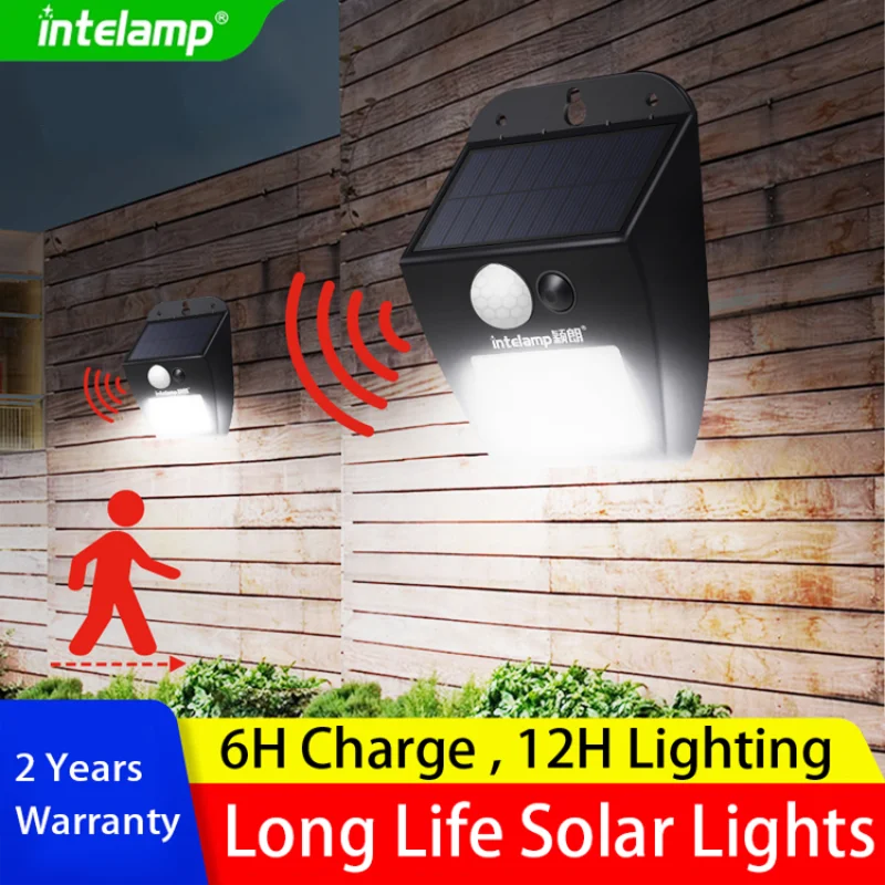 2025 новейший 1000LM светодиодный уличный солнечный светильник с датчиком движения