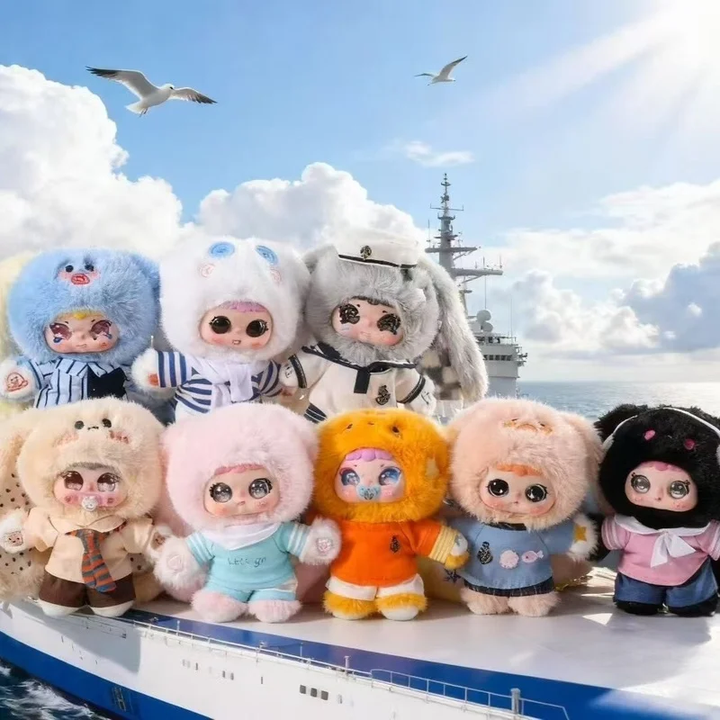 2025 الأميرة الصغيرة العصرية Jiimo + Jiimo الملاحة سجل سلسلة صندوق أعمى العصرية لطيف عمل الشكل لطيف قلادة ألعاب الدمى الهدايا