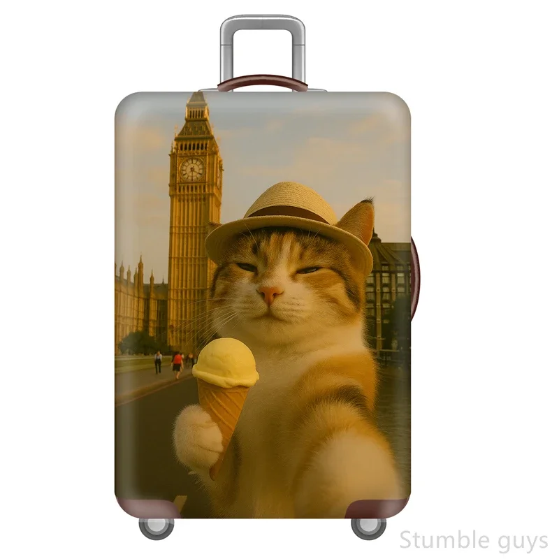 

Premium Elastic Luggage Cover Washable Protective Dustproof Suitcase Sleeve Reliable For All Travel Types 18-32 Inch